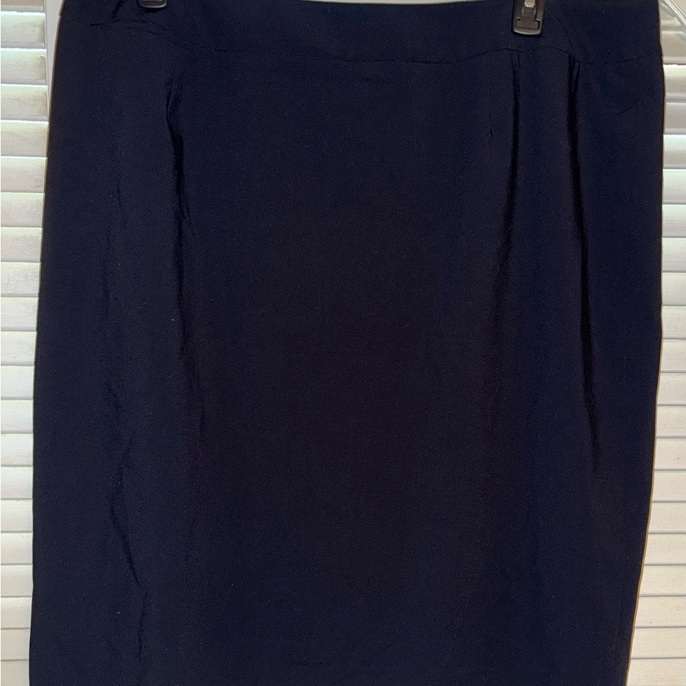 Calvin Klein Navy Skirt Sz 18w NWOT